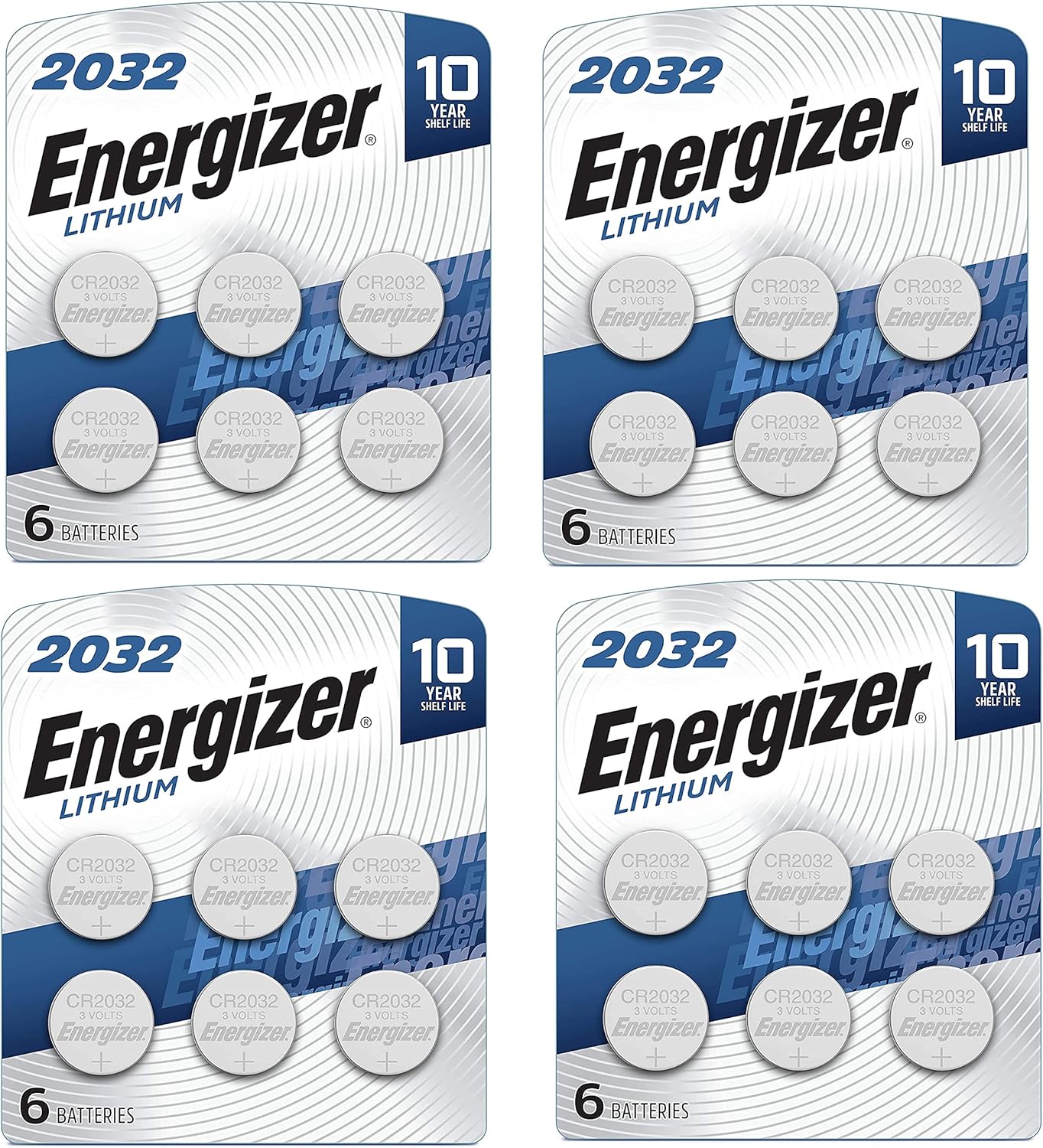 Energizer CR2032 Batteries 3V Lithium Coin Cell